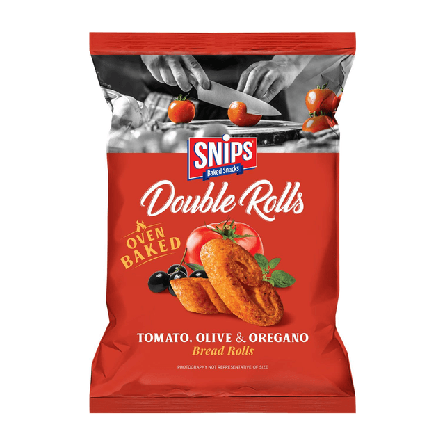 Snips Tomato Olive Oregano Double Rolls, 60g