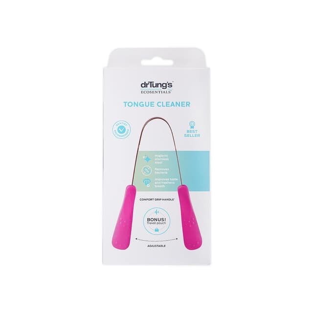Dr Tung's Tongue Cleaner W Travel Pouch