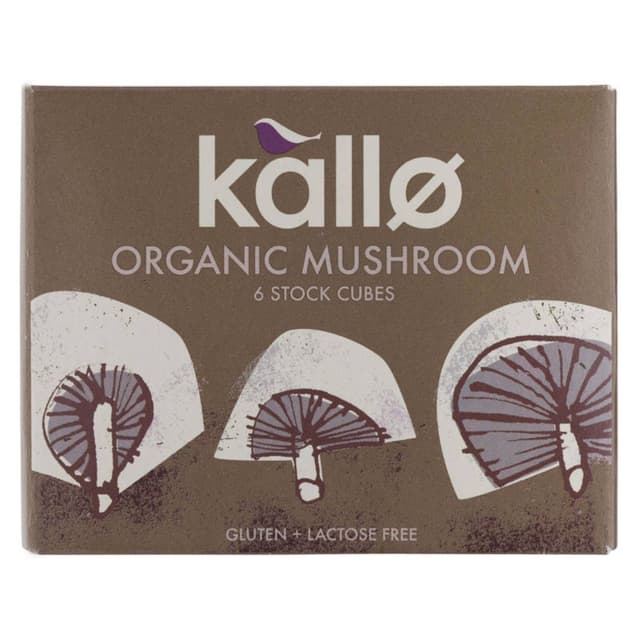 Kallo Organic Mushroom Stock Cubes, 66g