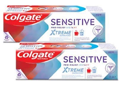 Colgate Sensitive Pro-Relief Xtreme Toothpaste, 2x75ml