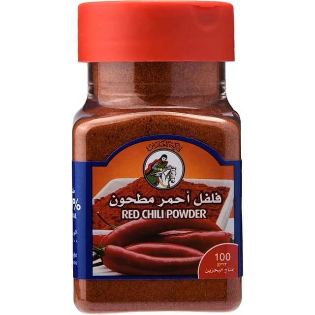 الفارس بودرة فلفل أحمر حار 100 جم
