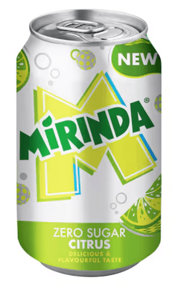 Mirinda Zero Sugar Citrus Soft Drink