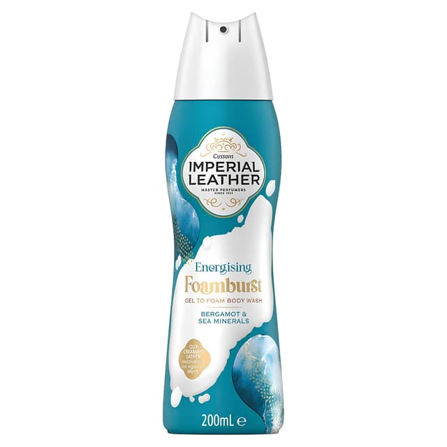 Imperial Leather Foamburst Bergamot & Sea Minerals Body Wash, 200ml