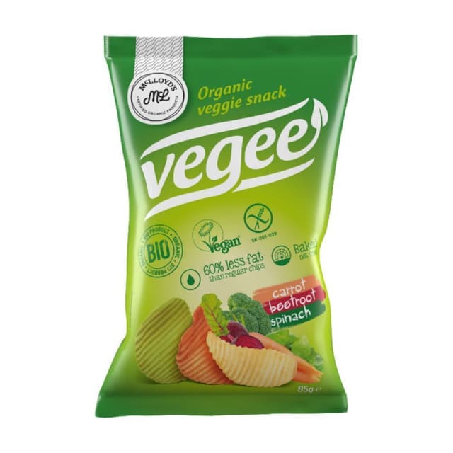 Mclloyd's Organique Baked Organic Veggie Snacks, 85g