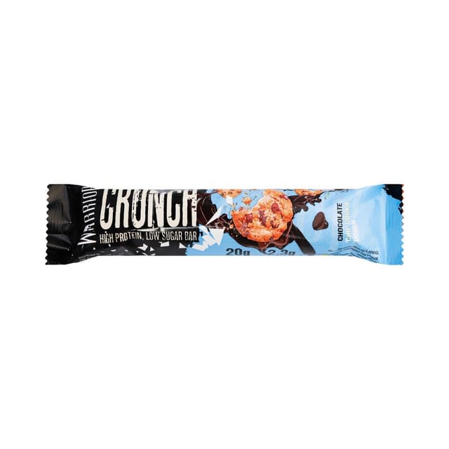 Warrior Crunch High Protein Bars Chocolate Chip, 64g
