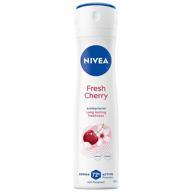 Nivea Anti-Perspirant Fresh CherryFemale Deodorant Spray, 150ml