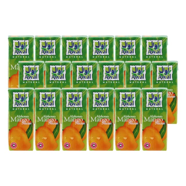 Awal Alphonso Mango Nectar, 18x200ml