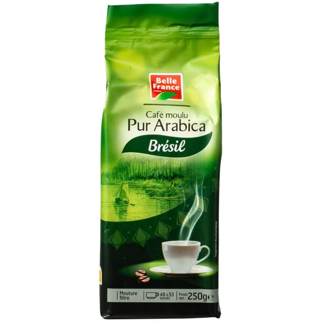 Belle France Brazil Pur Arabica Ground Coffee, 250g