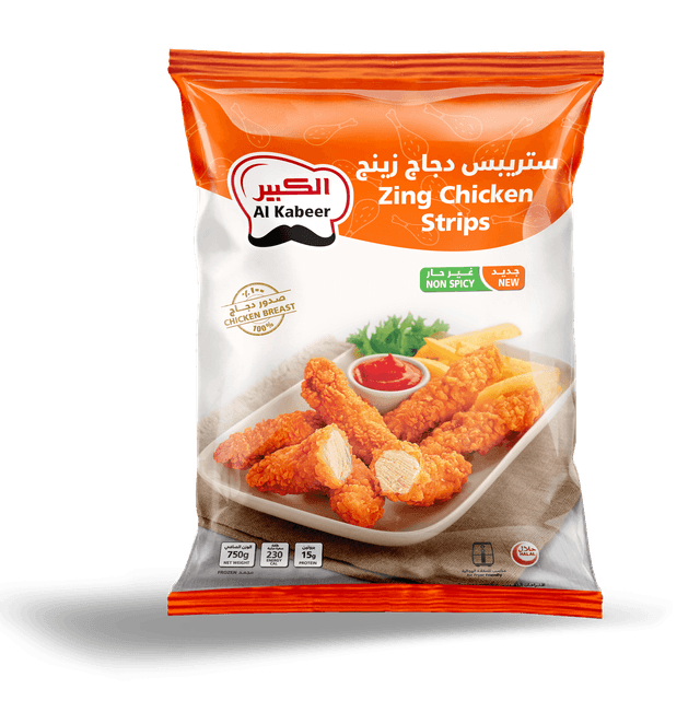 الكبير ستريبس دجاج زينج غير حارة 750 جم + 250 جم