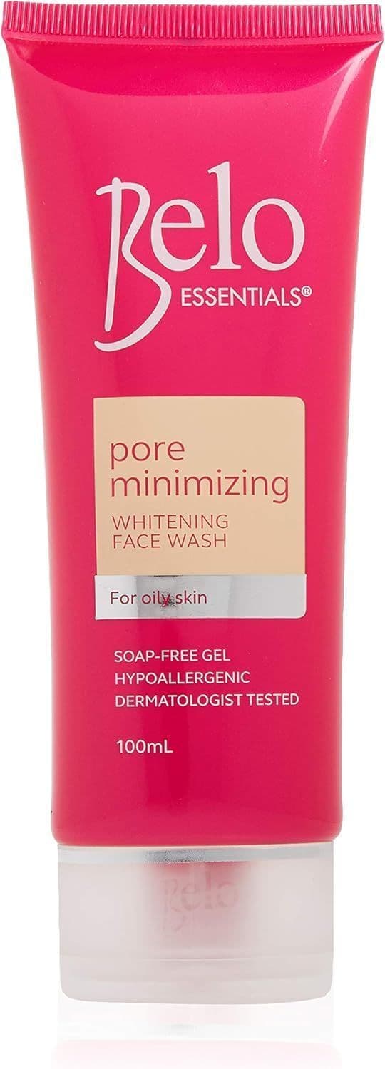 Belo Essentials Hypoallergenic Pore Minimizing Whitening Face Wash for Oily Skin, 100ml