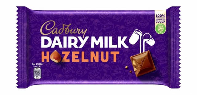 Cadbury Dairy Milk Chocolate Slab with Hazelnuts, 227g