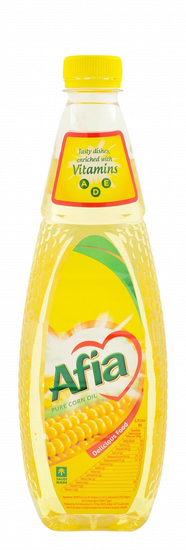 أفيا زيت ذرة نقي زجاجة 750ml