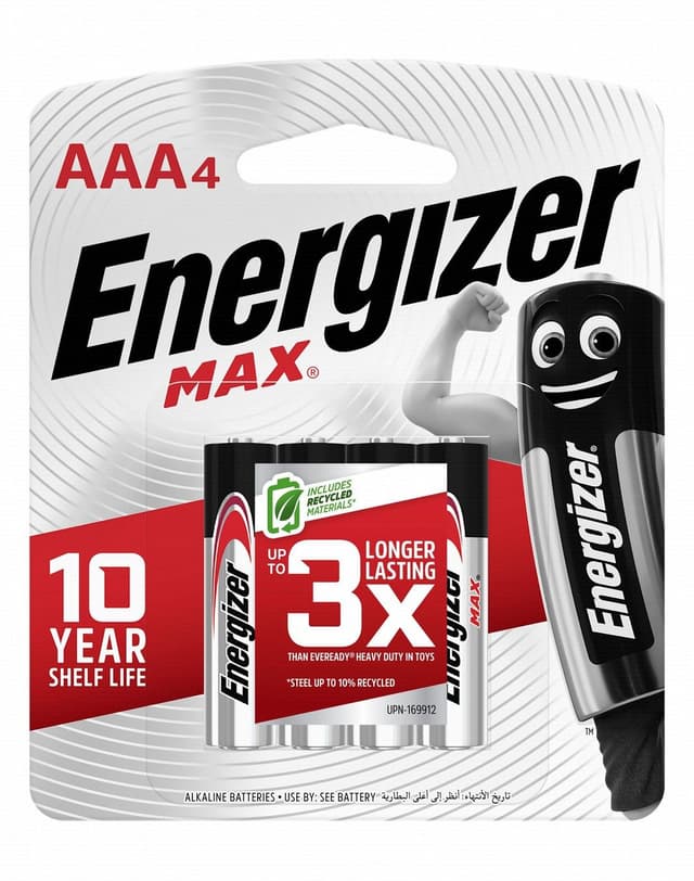 Energizer Max Alkaline AAA Batteries