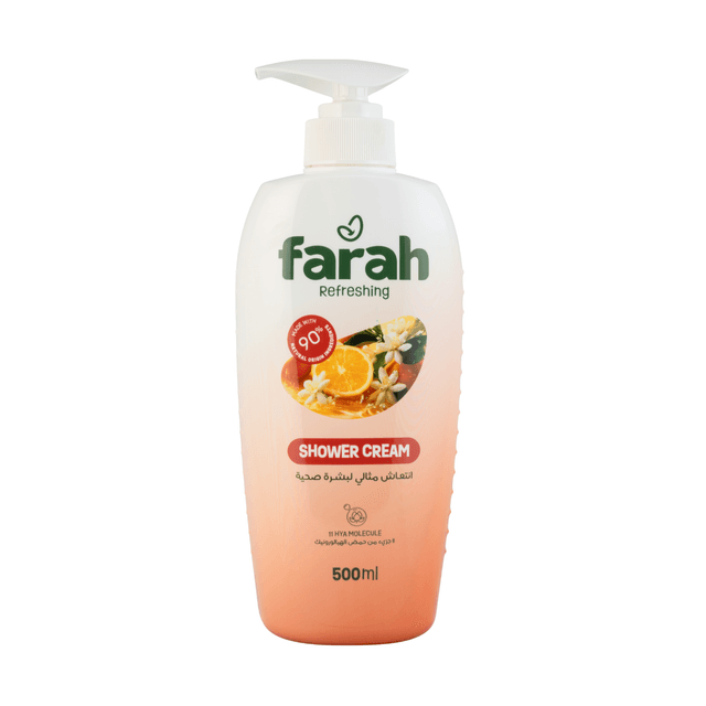 Farah Refreshing Shower Cream, 500ml