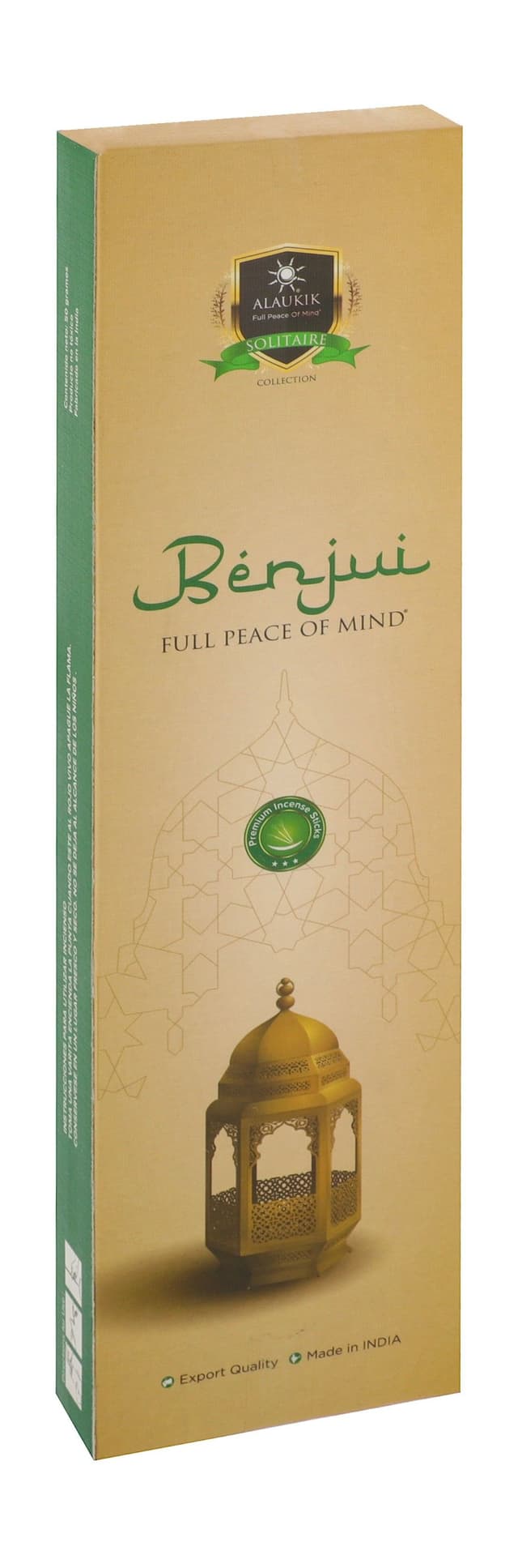 Alaukik Solitaire Benjui Incense Sticks, 50 Pieces