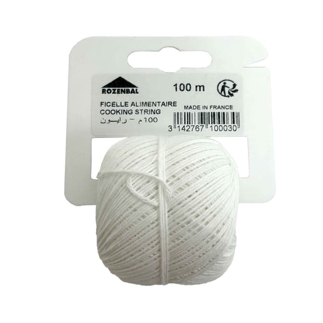 Rozenbal White Cooking Food String, 100m