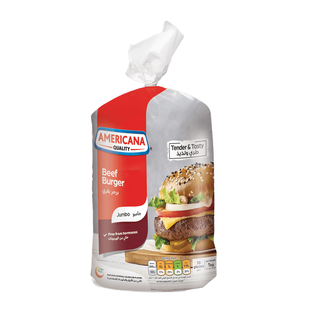 Americana Beef Burger Jumbo, 1kg