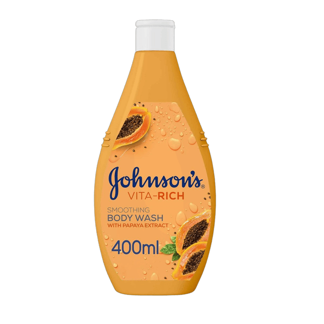 Johnson's Vita-Rich Smoothing Body Wash with Papaya Extract