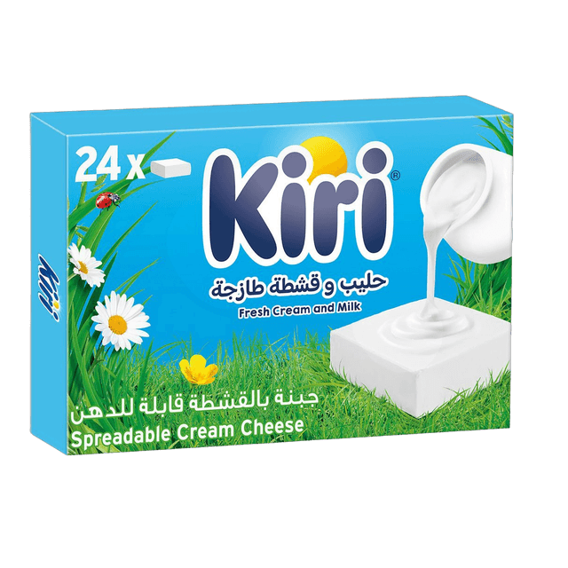 Kiri Square Spreadable Cream Cheese (24 Portions), 432g