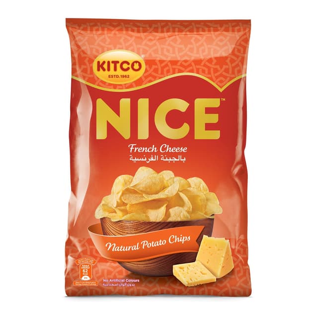 Kitco Nice French Cheese Potato Chips, 21x14g