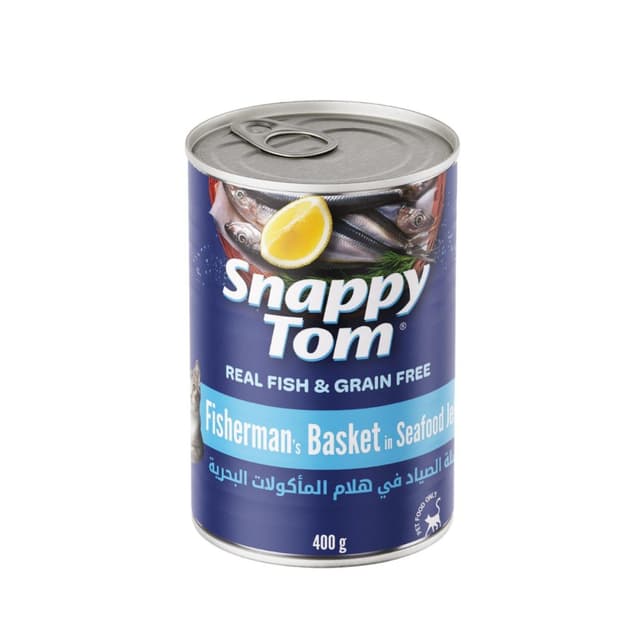Snappy Tom Fisherman's Basket in Seafood Jelly 400 g