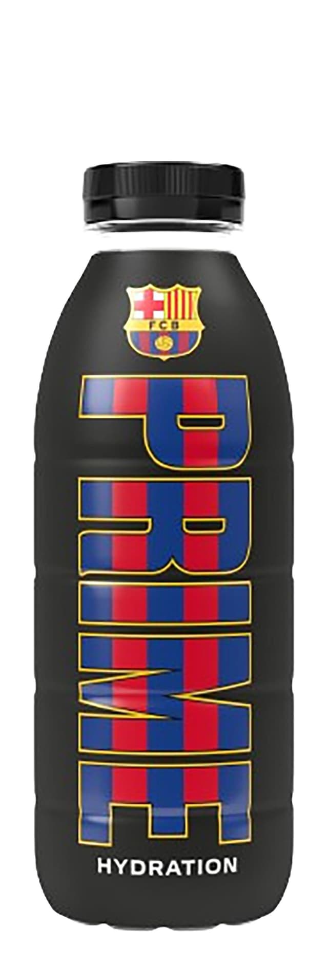 Prime Hydration Barca Black, 500ml