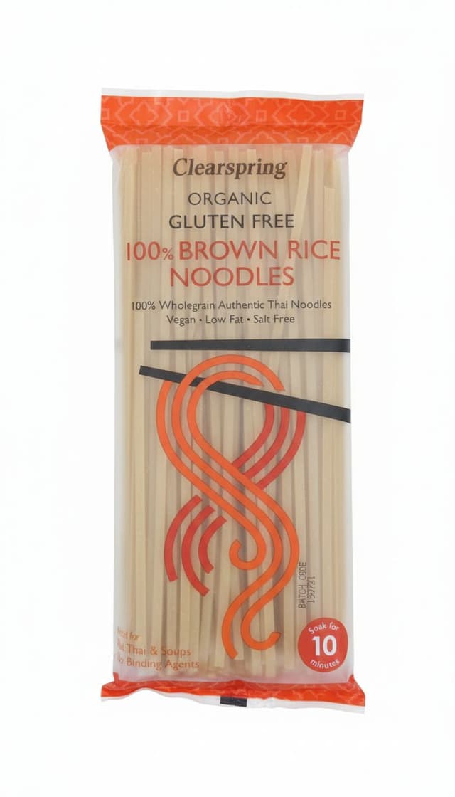 Clearspring Gluten Free Brown Rice Noodle, 200g