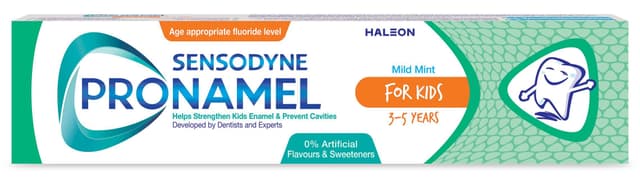 Sensodyne Pronamel Kids Toothpaste, 3-5 Years, 50ml