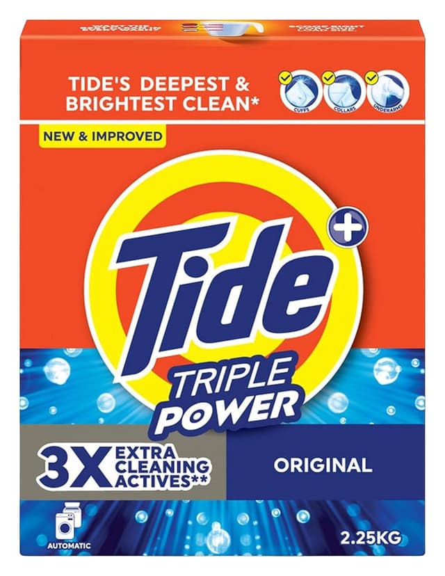 Tide Triple Power Floral Laundry Powder, 2.25kg