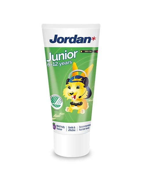 Jordan Junior Goat Toothpaste Mild Fruity Flavor (6-12 Years), 50ml