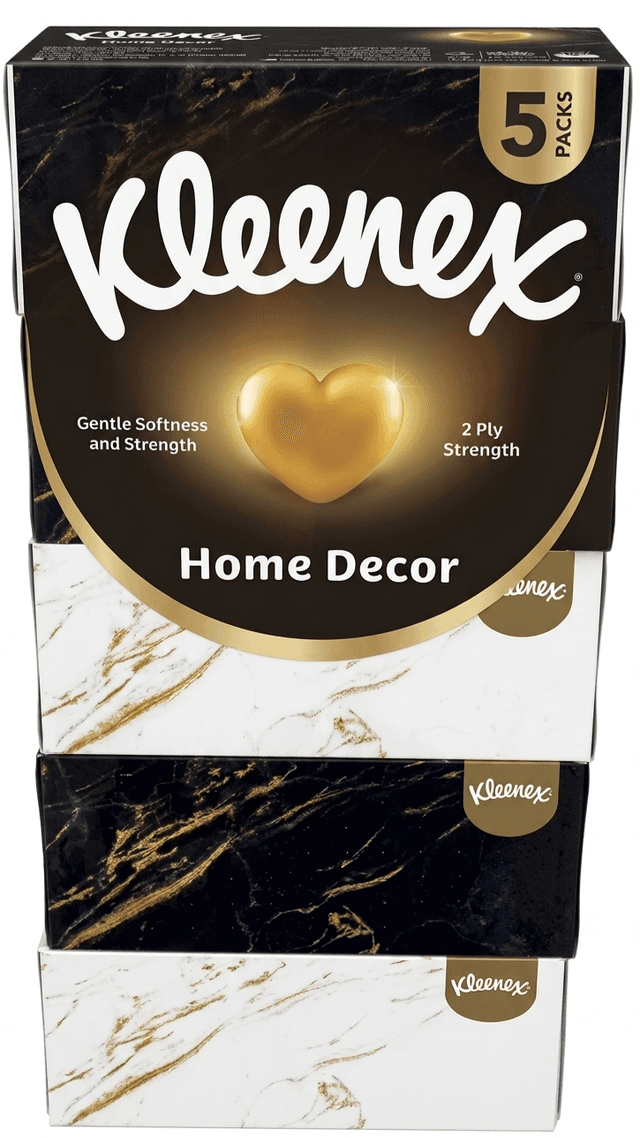 Kleenex Natural Collection Facial Tissues, 5x170 tissues