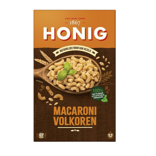 Honig Whole Grain Macaroni Pasta, 550g