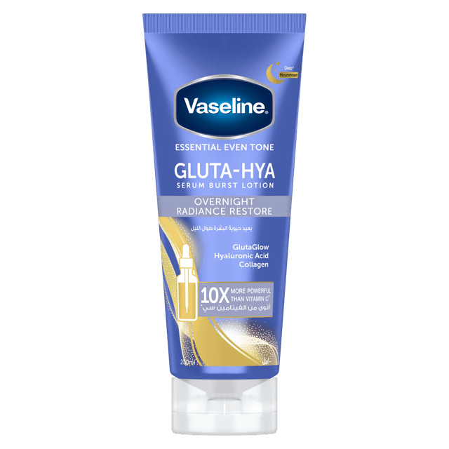 Vaseline Gluta-Hya Overnight Radiance Restore Serum Burst Lotion, 200ml