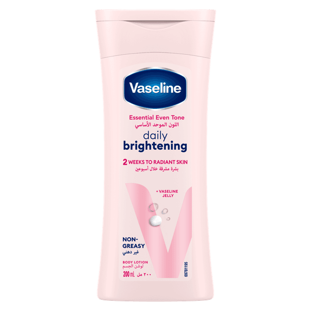 Vaseline Essential Even Tone Daily Brightening Body Lotion, 200ml