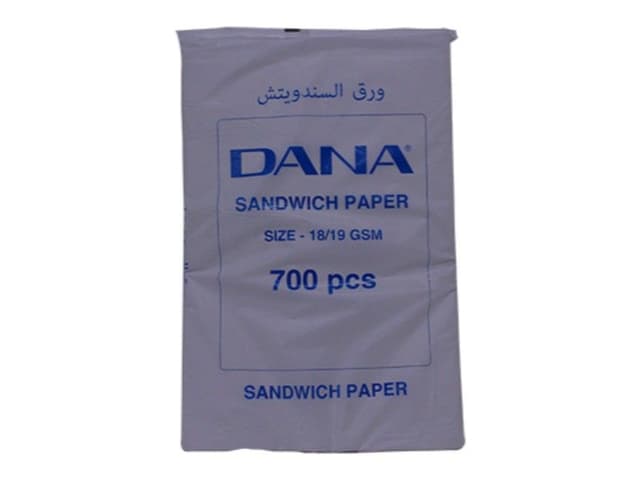 Dana 700 Pieces Of Sandwich Paper Size 18 X 19
