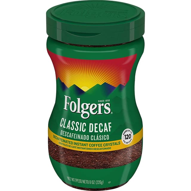 Folgers Instant Coffee Decaf, 227.2g