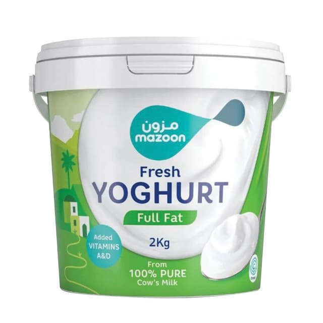 Mazoon Yoghurt Full Fat 2 Kg