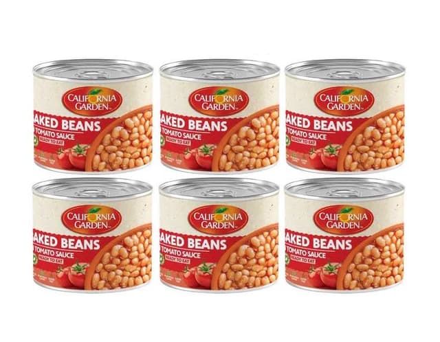 California Garden Baked Beans 6 * 220g @ Special Offer