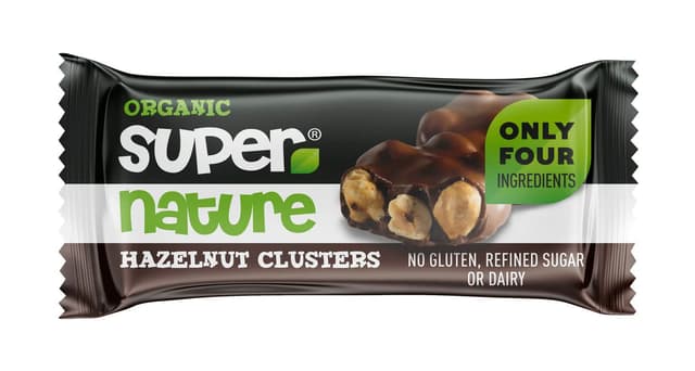 Super Nature Hazelnut Clusters 38 g