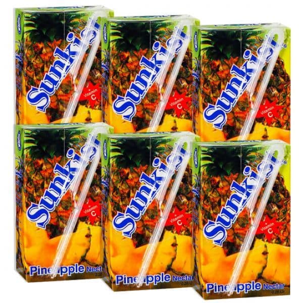Sunkist Pineapple Nectar Juice Drink 6 pcs x 250 ml