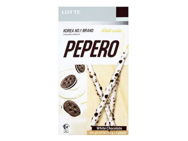 Lotte Pepero White Cookies Bulk 8Pcs 256 g