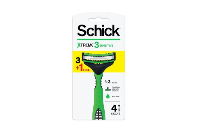 Schick Xtreme Disposable Razor For Men 3+1