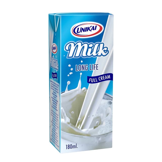 Unikai Uht Full Cream Milk, 180ml