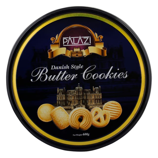 Palazi Danish Style Butter Cookies, 600g