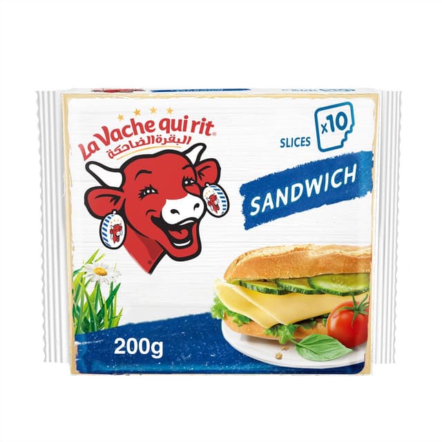 La Vache Qui Rit Sandwich Cheese Slices (10 Slices), 200g