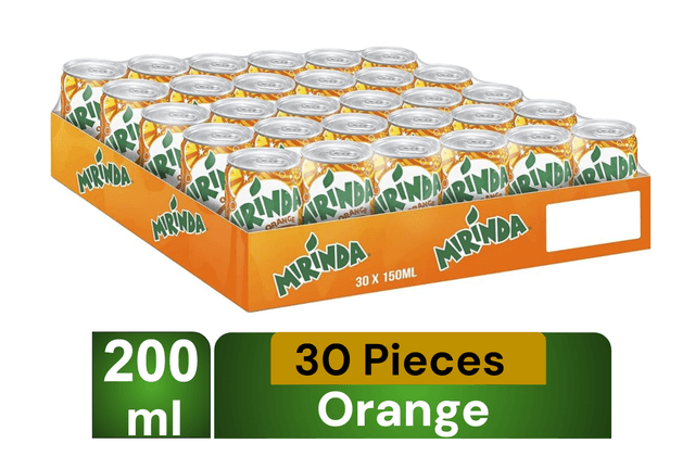 Mirinda Orange Mini Can, 30x150ml