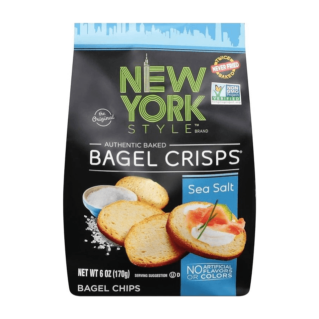 New York Style Sea Salt Bagel Crisps, 170g