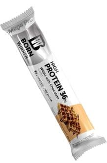 Born Winner Mega Pro Waffle with Chocolate Protein Bar, 85g