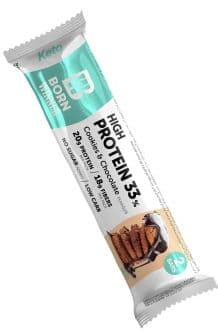 Born Winner Cookies & Chocolate Keto Protein Bar, 2x30g