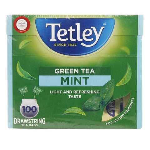 Tetley Green Tea Bags, 100 Bags, 150g